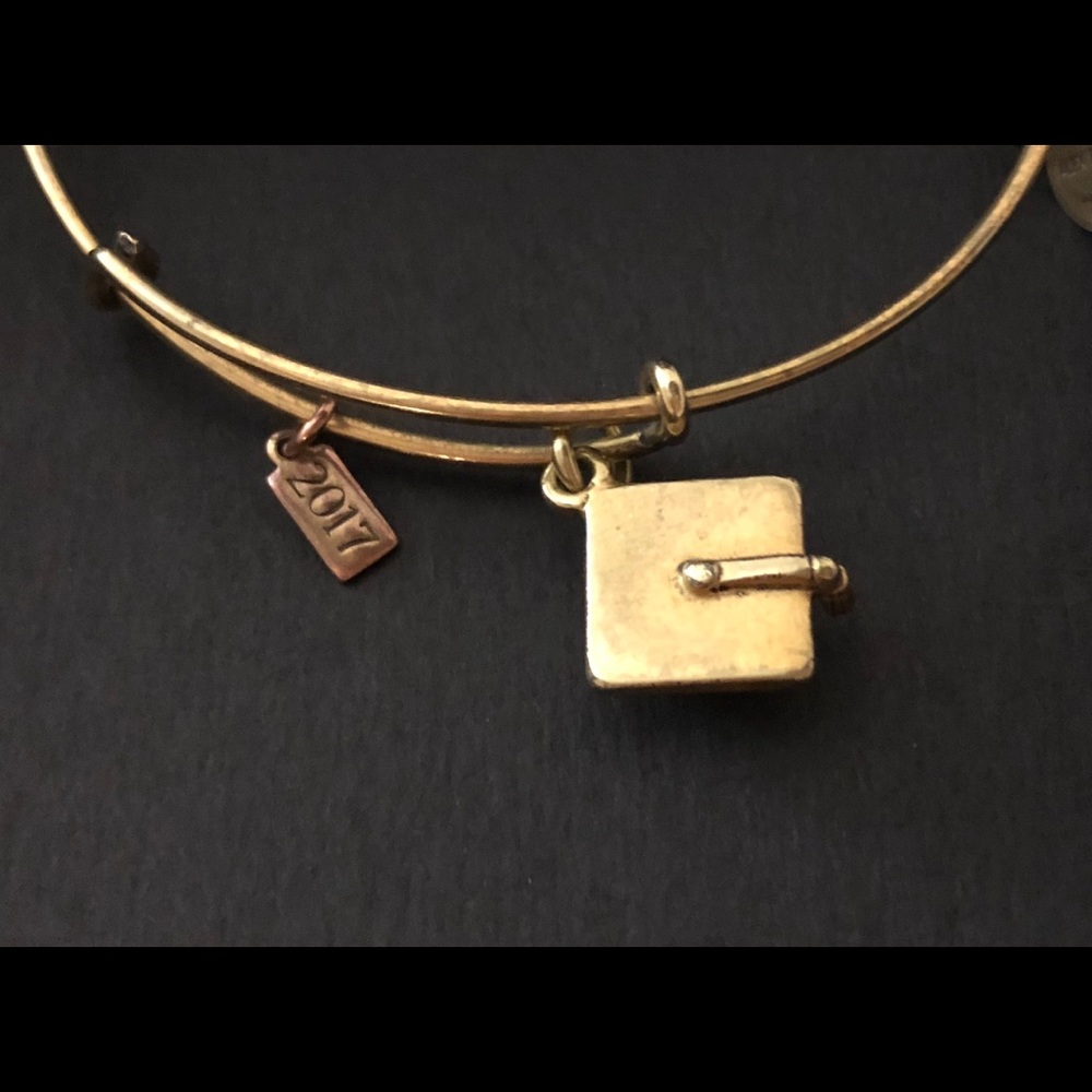 Alex and Ani grad cap bracelet